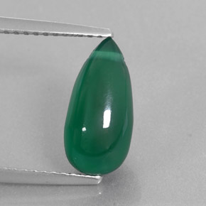 Agata Verde naturale da 2.88 ct, Trasparente, Trasparente/Traslucido