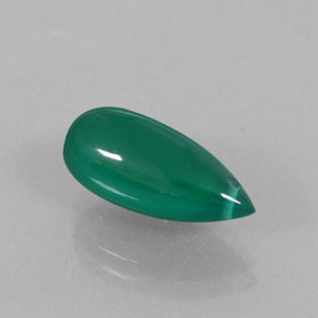 Agata naturale verde da 5,34 ct, trasparente, trasparente/traslucido