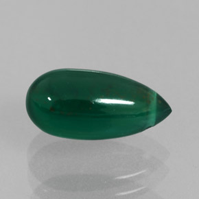 Agata naturale verde da 2,85 ct, trasparente, trasparente/traslucido
