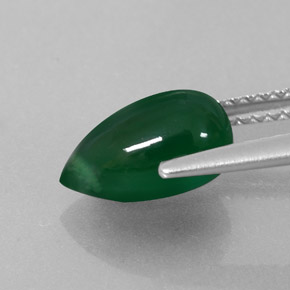 Agata Verde naturale da 2.07 ct, Trasparente, Trasparente/Traslucido