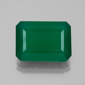 Agata naturale verde da 5,54 ct, trasparente, trasparente/traslucido
