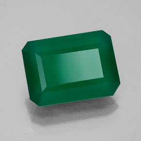 Agata naturale verde da 5,54 ct, trasparente, trasparente/traslucido
