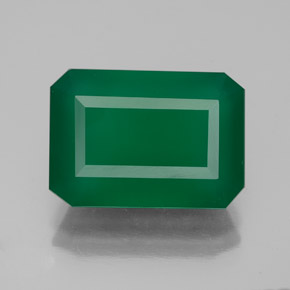 Agata naturale verde da 6,25 ct, trasparente, trasparente/traslucido