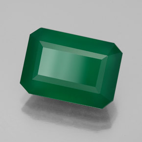Agata naturale verde da 6,25 ct, trasparente, trasparente/traslucido