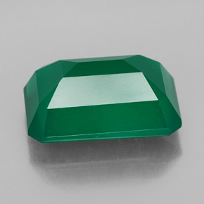 Agata Verde naturale da 6.78 ct, Trasparente, Trasparente/Traslucido
