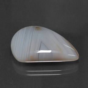 Agata naturale multicolore da 18,98 ct, trasparente, trasparente/traslucido