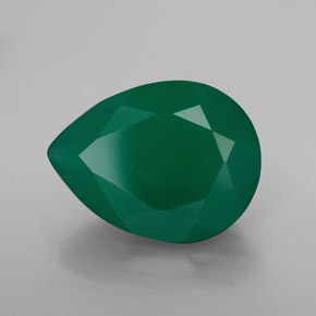 Agata naturale verde da 7,20 ct, trasparente, trasparente/traslucido