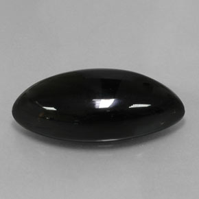 Agata naturale nero da 20,63 ct, marchesa, opaco