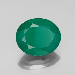 Agata Verde naturale da 4.26 ct, Trasparente, Trasparente/Traslucido