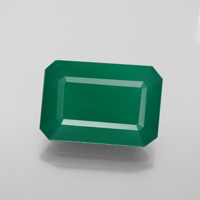 Agata naturale verde da 6,10 ct, trasparente, trasparente/traslucido