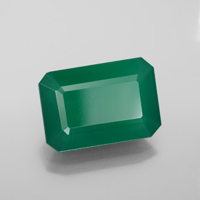 Agata naturale verde da 6,10 ct, trasparente, trasparente/traslucido