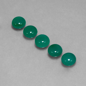 Gemme di Agata Verde naturale da  ct, Trasparente, Trasparente/Traslucido