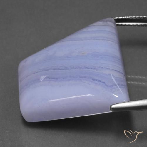 Agata Viola Reale Chiaro naturale da 37.90 ct, Taglio a fantasia, Traslucido