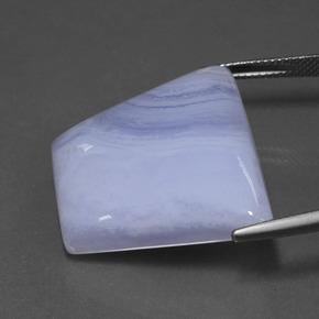 Agata naturale viola da 39,68 ct, forma fantasia, traslucido