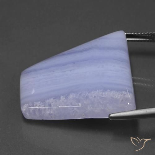 Agata Viola medio-chiaro naturale da 42.24 ct, Taglio a fantasia, Traslucido