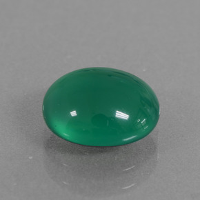 Agata Verde foresta naturale da 2.08 ct, Taglio ovale, Traslucido