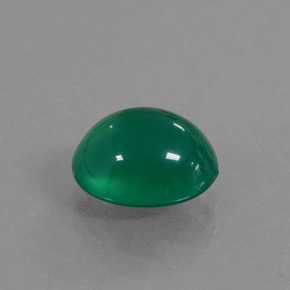 Agata Verde foresta naturale da 1.94 ct, Taglio ovale, Traslucido