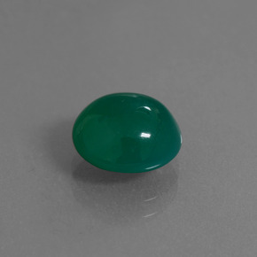 Agata Verde naturale da 2.80 ct, Taglio ovale, Traslucido