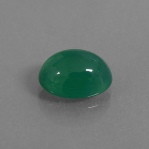 Agata Verde foresta naturale da 3.53 ct, Taglio ovale, Traslucido