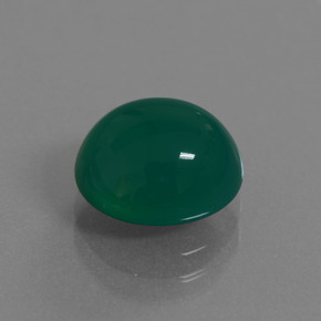 Agata Verde naturale da 3.48 ct, Taglio ovale, Traslucido