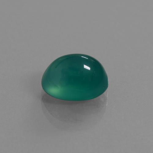 Agata Verde naturale da 3.14 ct, Taglio ovale, Traslucido