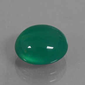 Agata Verde naturale da 2.73 ct, Taglio ovale, Traslucido