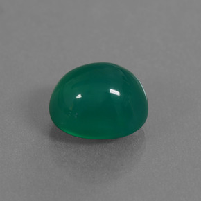 Agata Verde naturale da 3.60 ct, Taglio ovale, Traslucido