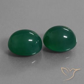 Gemme di Agata Verde naturale da 17.12 ct, Ovale, Traslucido