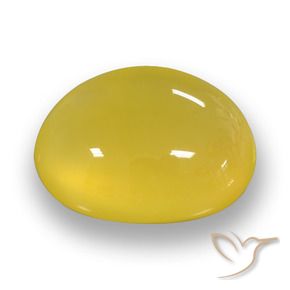 Agata Oro giallastro naturale da 5.86 ct, Ovale, Traslucido