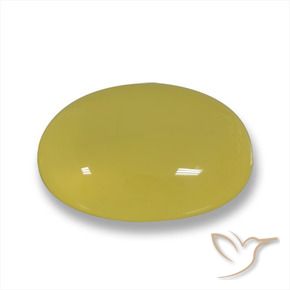 Agata Giallo dorato chiaro naturale da 4.20 ct, Ovale, Traslucido