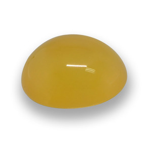Agata naturale dorato da 4,82 ct, taglio ovale, traslucido
