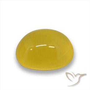 Agata Giallo miele naturale da 3.84 ct, Ovale, Traslucido