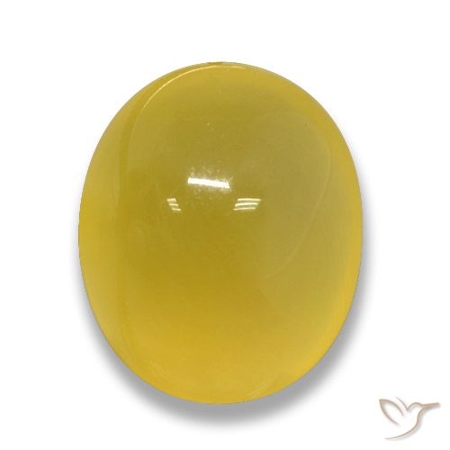 4.47ct Naturale Oro giallastro Agata, Ovale, Traslucido