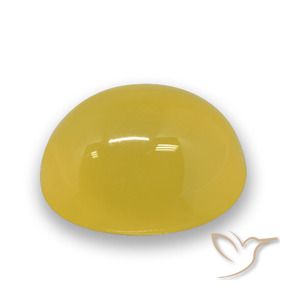 Agata Oro giallastro naturale da 4.47 ct, Ovale, Traslucido