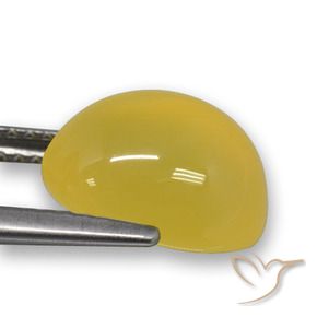 Agata Oro giallastro naturale da 4.47 ct, Ovale, Traslucido