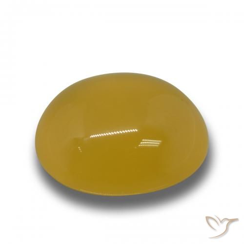 Agata Arancione-Oro naturale da 7.28 ct, Ovale, Traslucido