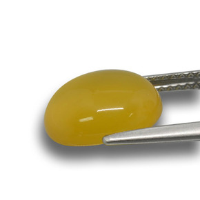 Agata Arancione-Oro naturale da 3.76 ct, Taglio ovale, Traslucido