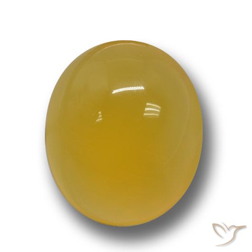 6.48ct Naturale Arancione-Oro Agata, Ovale, Traslucido