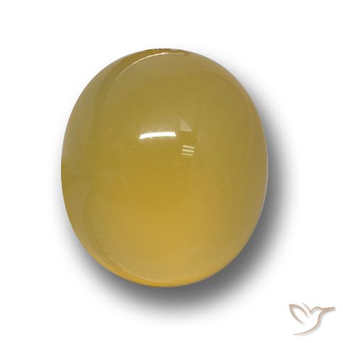 Agata Arancione-Oro naturale da 4.90 ct, Ovale, Traslucido