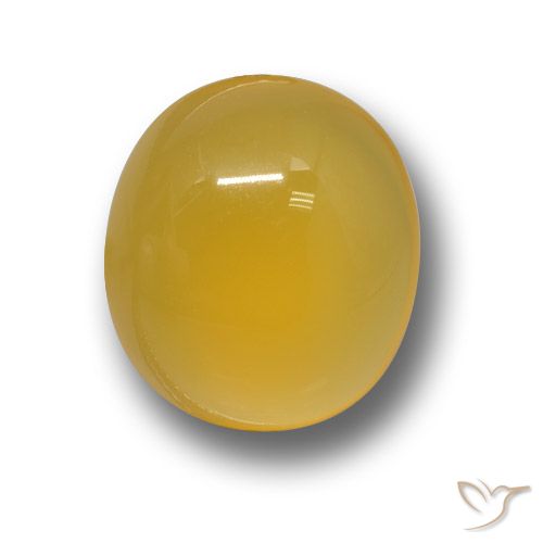 5.70ct Naturale Arancione-Oro Agata, Ovale, Traslucido