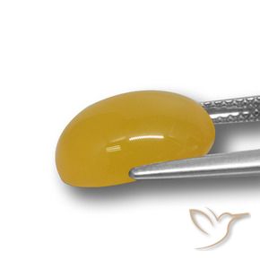 Agata Arancione-Oro naturale da 5.70 ct, Ovale, Traslucido