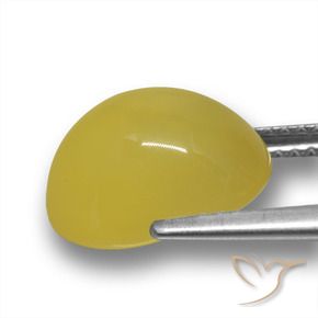 Agata Oro giallastro naturale da 5.28 ct, Ovale, Traslucido