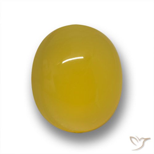 4.50ct Naturale Giallo miele Agata, Ovale, Traslucido