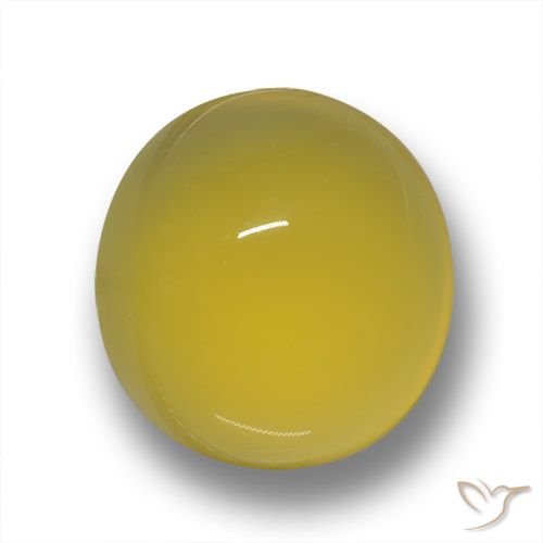 5.11ct Naturale Giallo Toscana Agata, Ovale, Traslucido