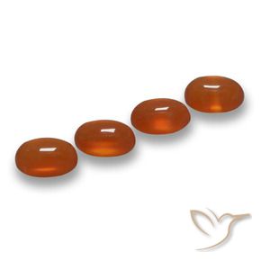 Gemme di Agata Rosso medio naturale da 2.41 ct, Ovale, Traslucido
