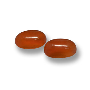 Agata naturale rosso da 1,17 ct, taglio ovale, traslucido