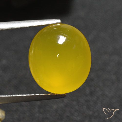 5.93ct Naturale Oro giallastro Agata, Ovale, Traslucido