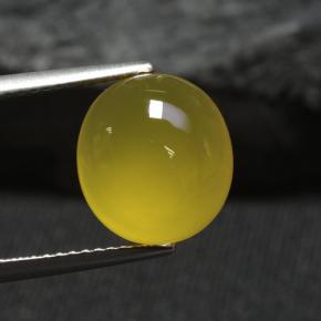 Agata Oro giallastro naturale da 4.42 ct, Taglio ovale, Traslucido