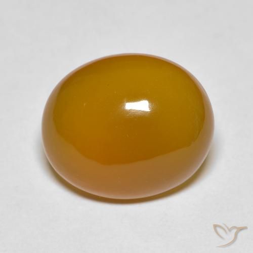 5.53ct Naturale Marrone arancio Agata, Ovale, Traslucido