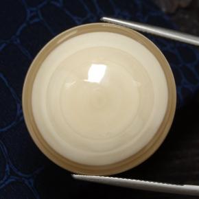 Agata naturale multicolore da 78,01 ct, taglio rotondo, opaco